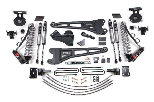 BDS 6 Inch Lift Kit W/ Radius Arm 2.5 Performance Elite Coil-over Conversion, Fits Ford F250/F350 Super Duty 05-07 4WD Diesel 1946FPE