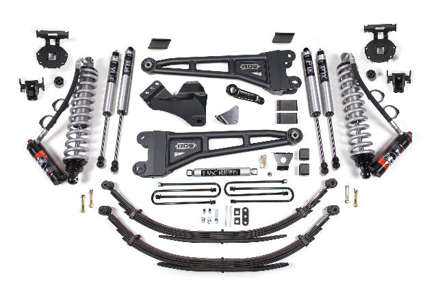BDS 6 Inch Lift Kit w/ Radius Arm 2.5 Performance Elite Coil-Over Conversion Fits Ford F250/F350 Super Duty (05-07) 4WD Diesel
