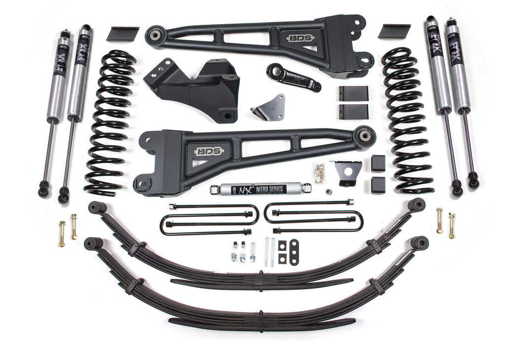 BDS 6 Inch Lift Kit w/ Radius Arm Fits Ford F250/F350 Super Duty (05-07) 4WD Gas