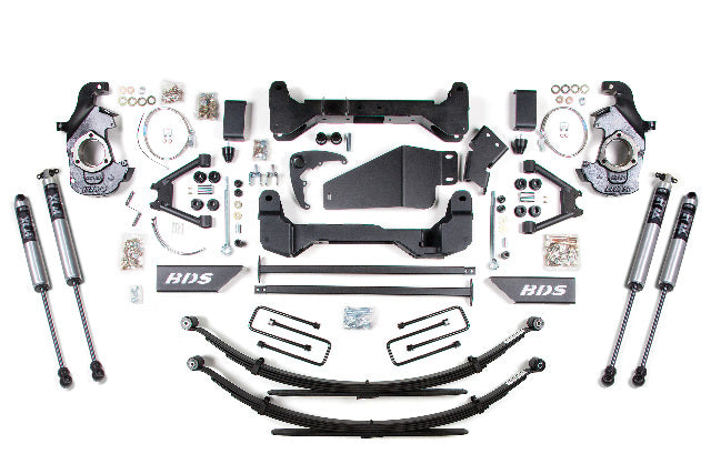 BDS 6 Inch Lift Kit, Fits Chevy/ GMC 1500/2500 6 Lug 88-98 4WD 194FS