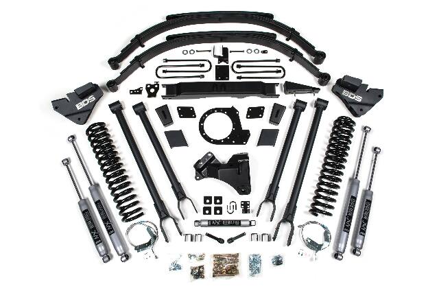 BDS 9 Inch Lift Kit w/ 4-Link Fits Ford F250/F350 Super Duty (20-22) 4WD Gas