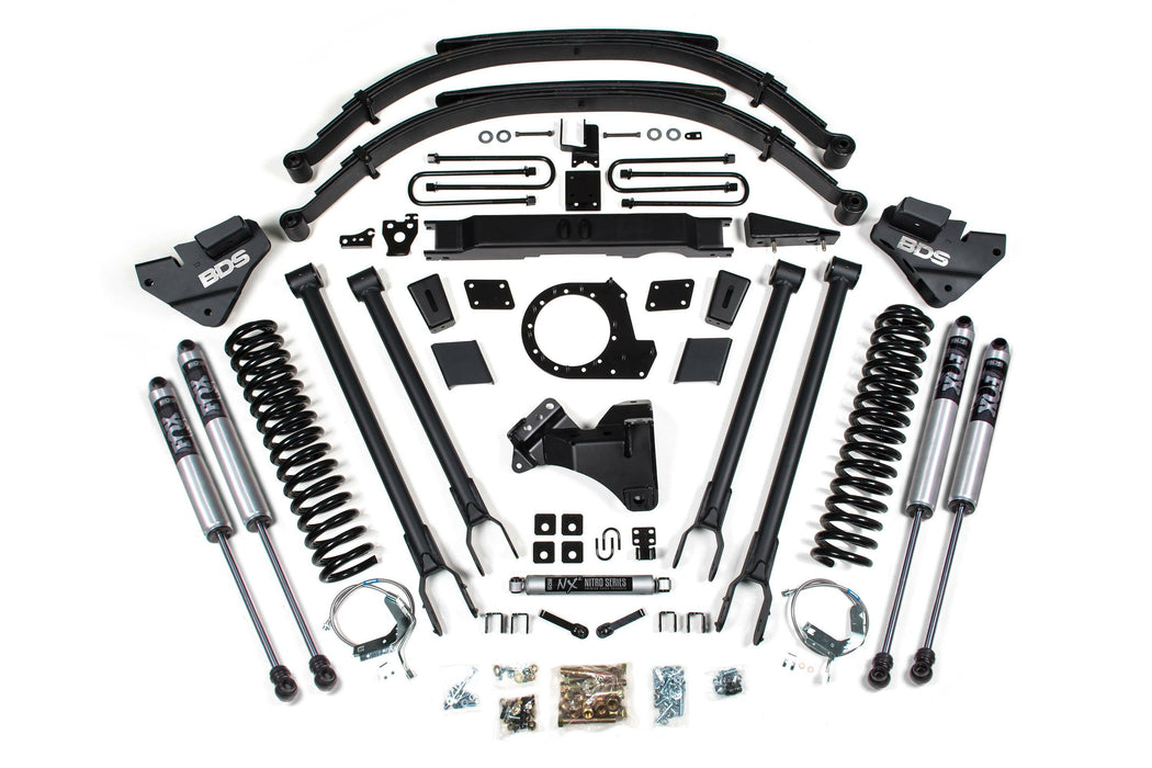 BDS BDS1959FS 9 Inch Lift Kit w/ 4-Link Ford F250/F350 Super Duty (20-22) 4WD Diesel