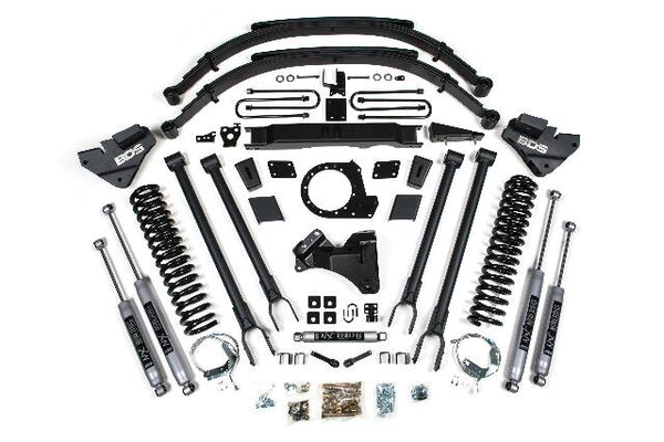 BDS 9 Inch Lift Kit W/ 4-Link, Fits Ford F250/F350 Super Duty 20-22 4WD Diesel 1959H