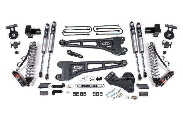 BDS 4 Inch Lift Kit w/ Radius Arm 2.5 Performance Elite Coil-Over Conversion Fits Ford F250/F350 Super Duty (17-19) 4WD Diesel