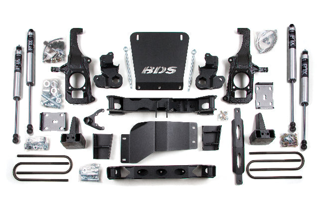 BDS 6.5 Inch Lift Kit Fits Chevy Silverado or Fits GMC Sierra 2500HD/3500 (11-19) 2/4WD