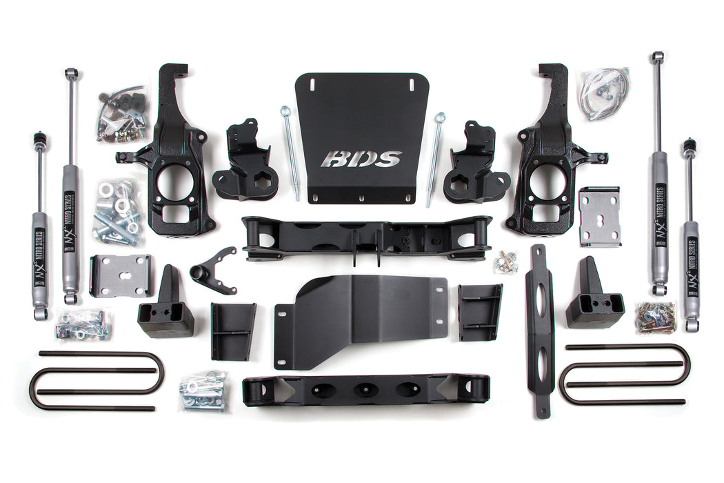 BDS BDS196H 6.5 Inch Lift Kit Chevy Silverado or fits gmc Sierra 2500HD/3500 (11-19) 2/4WD