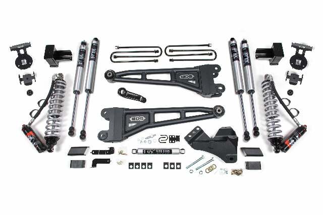 BDS 6 Inch Lift Kit W/ 4-Link 2.5 Performance Elite Coil-over Conversion, Fits Ford F250/F350 Super Duty 17-19 4WD Diesel 1977FPE