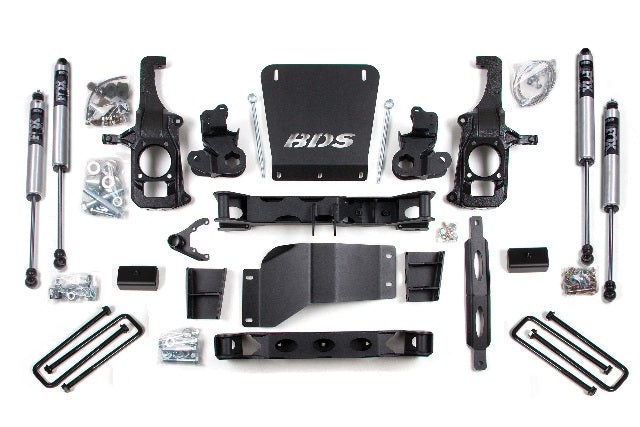 BDS 6.5 Inch Lift Kit Fits Chevy Silverado or Fits GMC Sierra 2500HD/3500 (11-19) 2/4WD