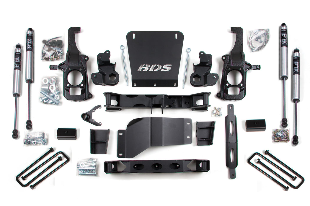 BDS 6.5 Inch Lift Kit Fits Chevy Silverado or Fits GMC Sierra 2500HD/3500 (11-19) 2/4WD