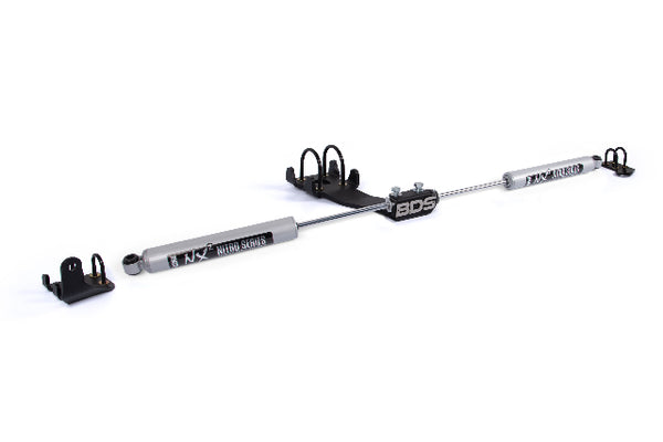 BDS Dual Steering Stabilizer Kit W/ NX2 Shocks, Fits Dodge RAM 1500 94-01 And 2500/3500 Y-style 94-08 4WD 2013DH
