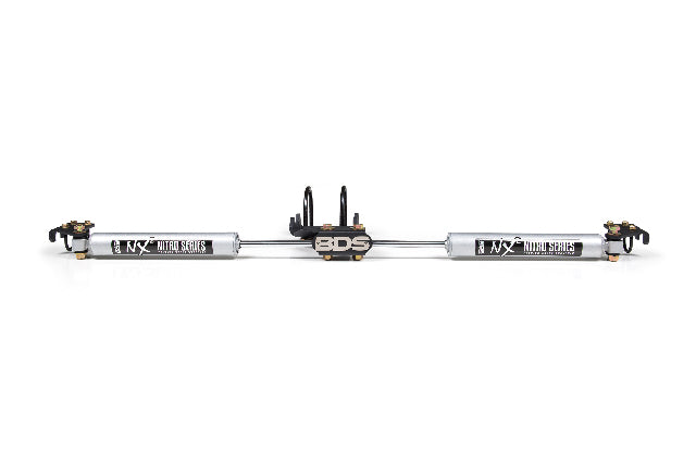 BDS Dual Steering Stabilizer Kit W/ NX2 Shocks, Fits 2.5-9 Inch Lift Fits Ford F250/F350 Super Duty 05-25 4WD 55380/BDS85429