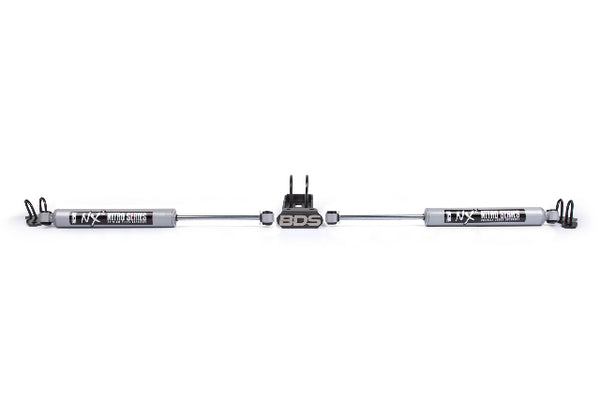 BDS Dual Steering Stabilizer Kit W/ NX2 Shocks, Fits Jeep Wrangler JK 07-18 55378/85429