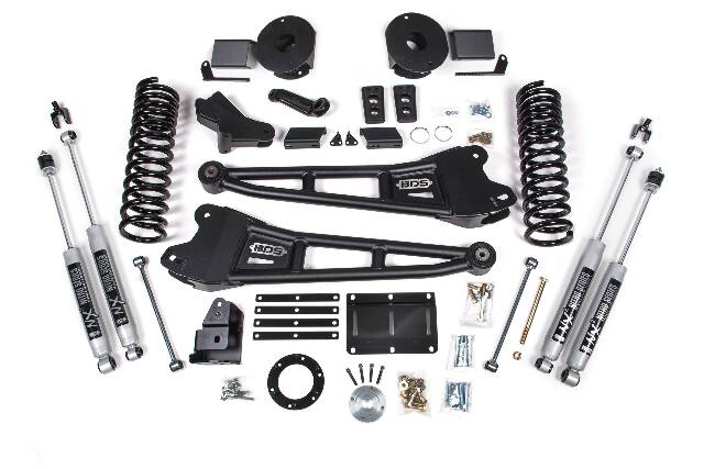 BDS 5.5 Inch Lift Kit w/ Radius Arm Ram 2500 w/ Rear Air Ride (14-18) 4WD Gas