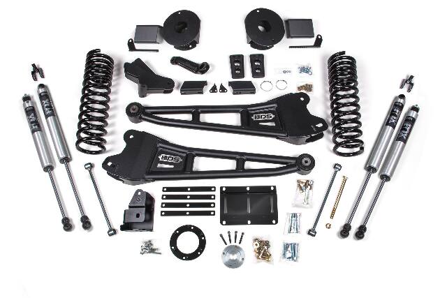 BDS 6 Inch Lift Kit w/ Radius Arm Ram 2500 w/ Rear Air Ride (14-18) 4WD Diesel