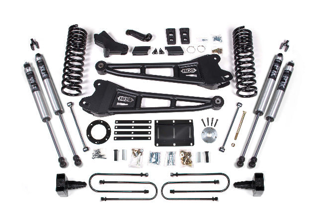 BDS 6 Inch Lift Kit W/ Radius Arm Fits RAM 3500 13-18 4WD Diesel 2104FS