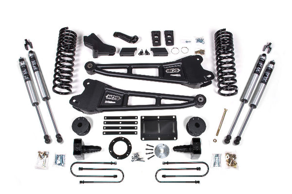 BDS 5.5 Inch Lift Kit W/ Radius Arm RAM 3500 W/ Rear Air Ride 13-18 4WD Gas 2107FS
