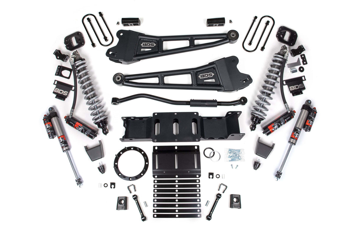 BDS 3 Inch Lift Kit W/ Radius Arm FOX 2.5 Coil-over Conversion - Performance Elite Fits RAM 3500 19-24 4WD Diesel 2119PES