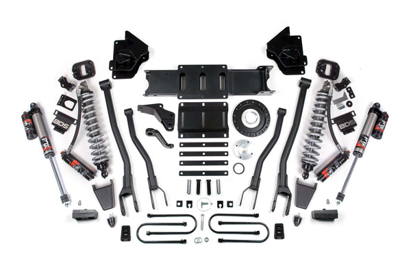 BDS 4 Inch Lift Kit W/ 4-Link Fox 2.5 Coil-over Conversion - Performance Elite RAM 3500 13-18 4WD Diesel 2130PES