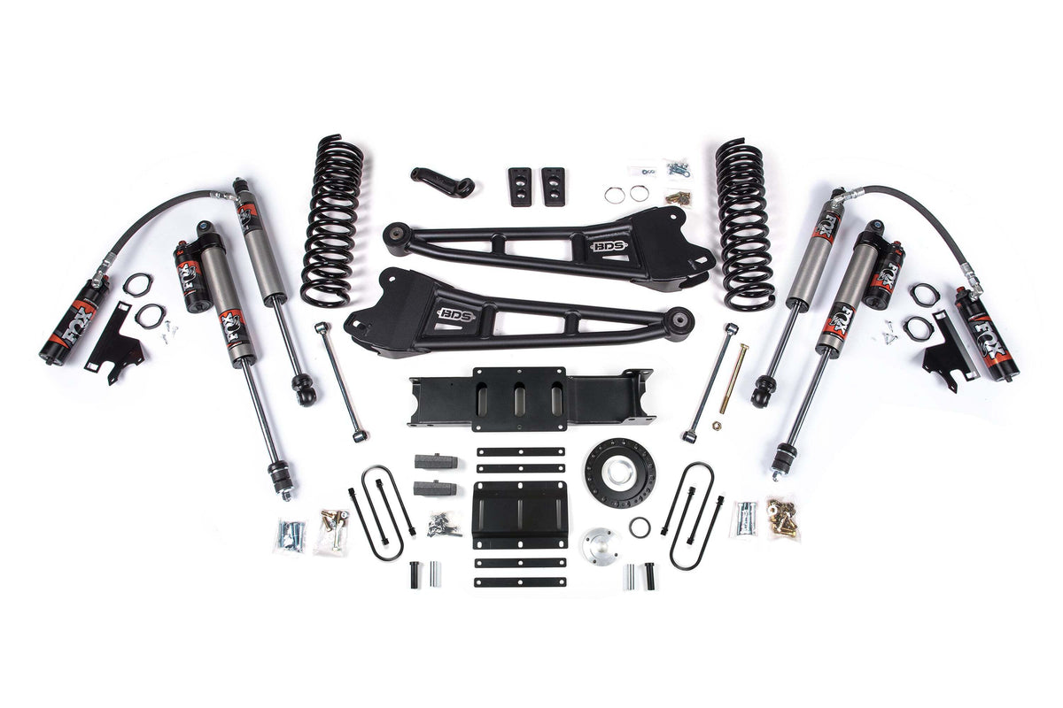 BDS 6 Inch Lift Kit W/ Radius Arm Fits RAM 3500 13-18 4WD Diesel 2134FPE