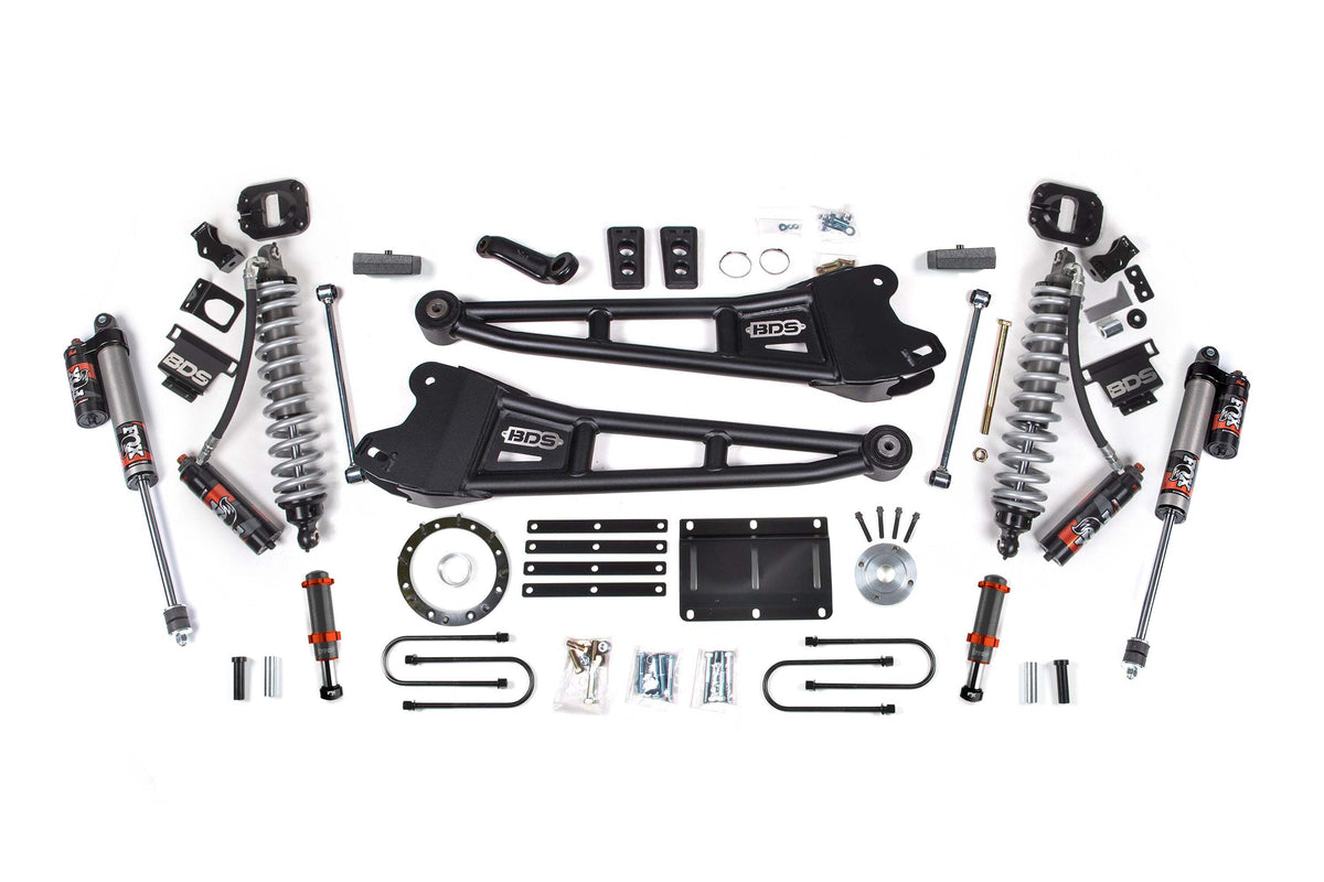 BDS 6 Inch Lift Kit W/ Radius Arm FOX 2.5 Coil-over Conversion - Performance Elite Fits RAM 3500 13-18 4WD Diesel 2134PESB