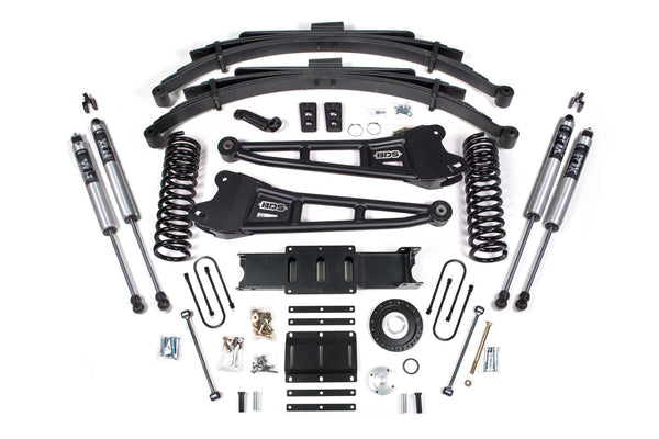 BDS 6 Inch Lift Kit W/ Radius Arm RAM 3500 13-18 4WD Diesel 2140FS