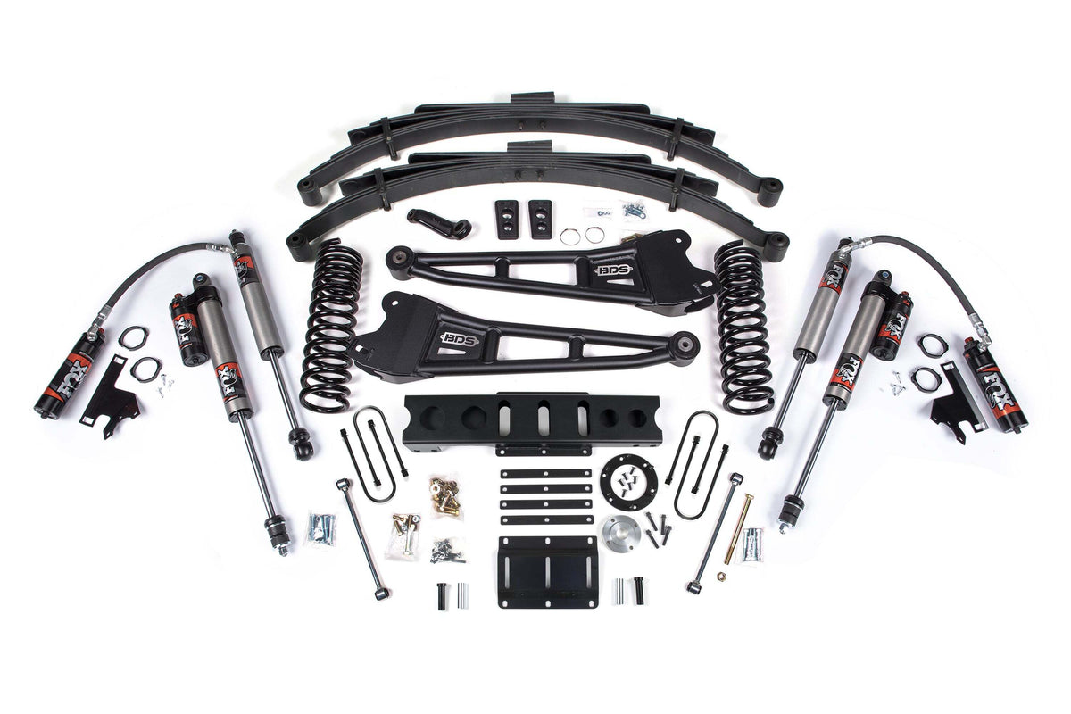 BDS 6 Inch Lift Kit W/ Radius Arm Fits RAM 3500 13-18 4WD Diesel 2141FPE