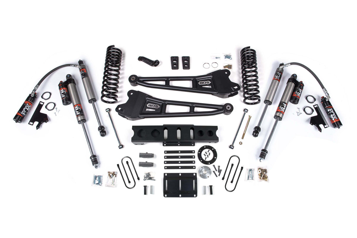 BDS 6 Inch Lift Kit W/ Radius Arm Fits RAM 3500 13-18 4WD Diesel 2142FPE