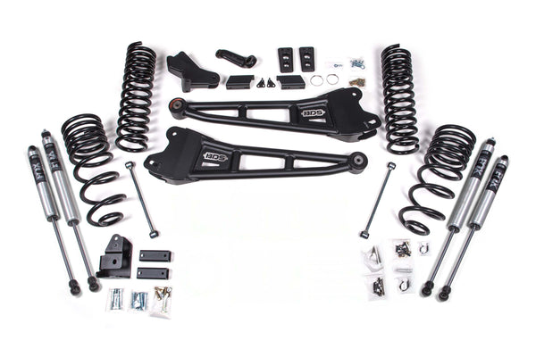 BDS 4 Inch Lift Kit W/ Radius Arm RAM 2500 25-26 4WD Diesel 2143FS