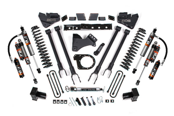BDS 6 Inch Lift Kit 4-Link Conversion, Fits Ford F250/F350 Super Duty 17-19 4WD Diesel 2225FPE