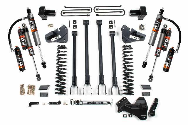 BDS 4 Inch Lift Kit 4-Link Conversion, Fits Ford F250 / F350 Super Duty 17-19 4WD Gas 2230FPE