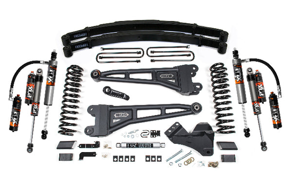BDS 4 Inch Lift Kit W/ Radius Arm, Fits Ford F250/F350 Super Duty 17-19 4WD Diesel 2233FPE