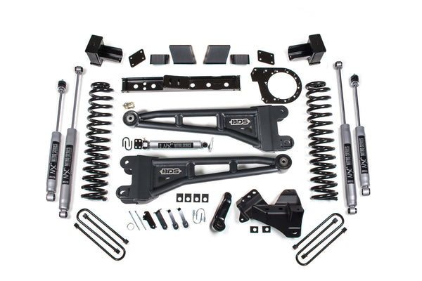 BDS 7 Inch Lift Kit W/ Radius Arm Ford F250/F350 Super Duty 23-26 4WD Diesel 2258H