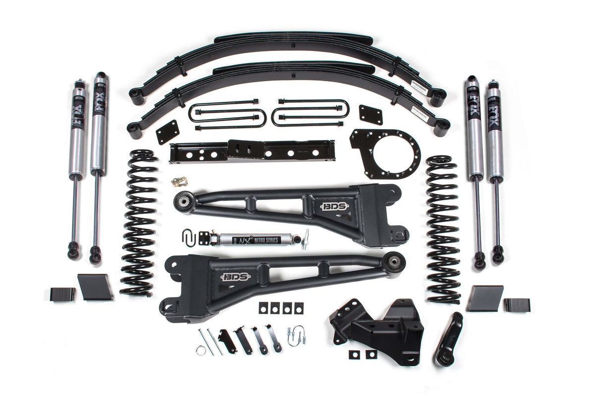 BDS 7 Inch Lift Kit W/ Radius Arm Fits Ford F250/F350 Super Duty 23-26 4WD Diesel 2259FS