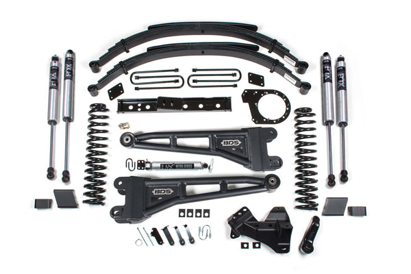 BDS 7 Inch Lift Kit W/ Radius Arm Ford F250/F350 Super Duty 23-26 4WD Diesel 2259FS