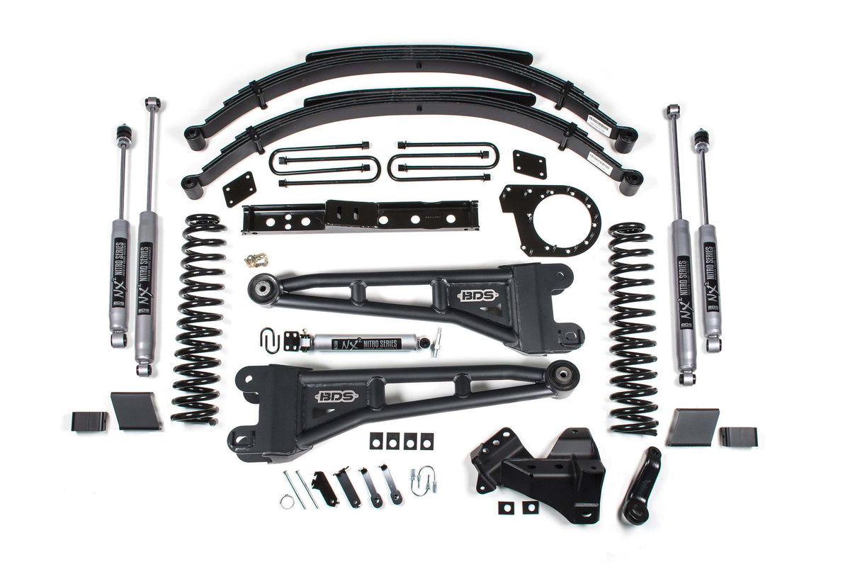 BDS 7 Inch Lift Kit W/ Radius Arm Fits Ford F250/F350 Super Duty 23-26 4WD Diesel 2259H