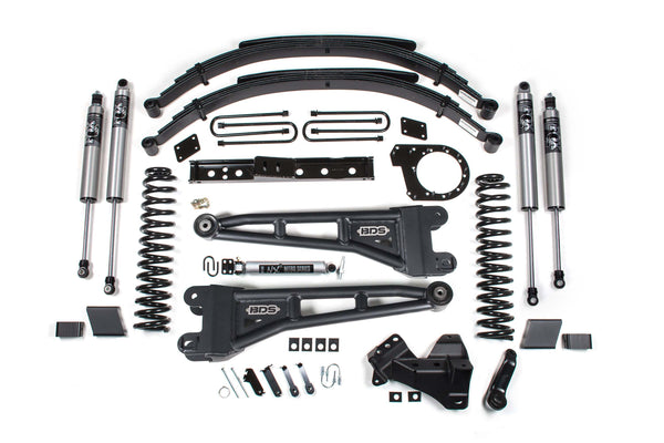 BDS 7 Inch Lift Kit W/ Radius Arm Ford F250/F350 Super Duty 23-26 4WD Diesel 2259PS