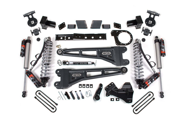 BDS 7 Inch Lift Kit W/ Radius Arms Ford F350 Super Duty DRW 23-26 4WD Diesel 2260FPE