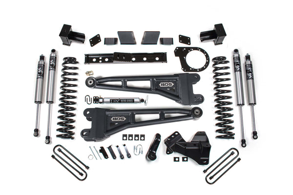 BDS 7 Inch Lift Kit W/ Radius Arms Ford F350 Super Duty DRW 23-26 4WD Diesel 2260PS
