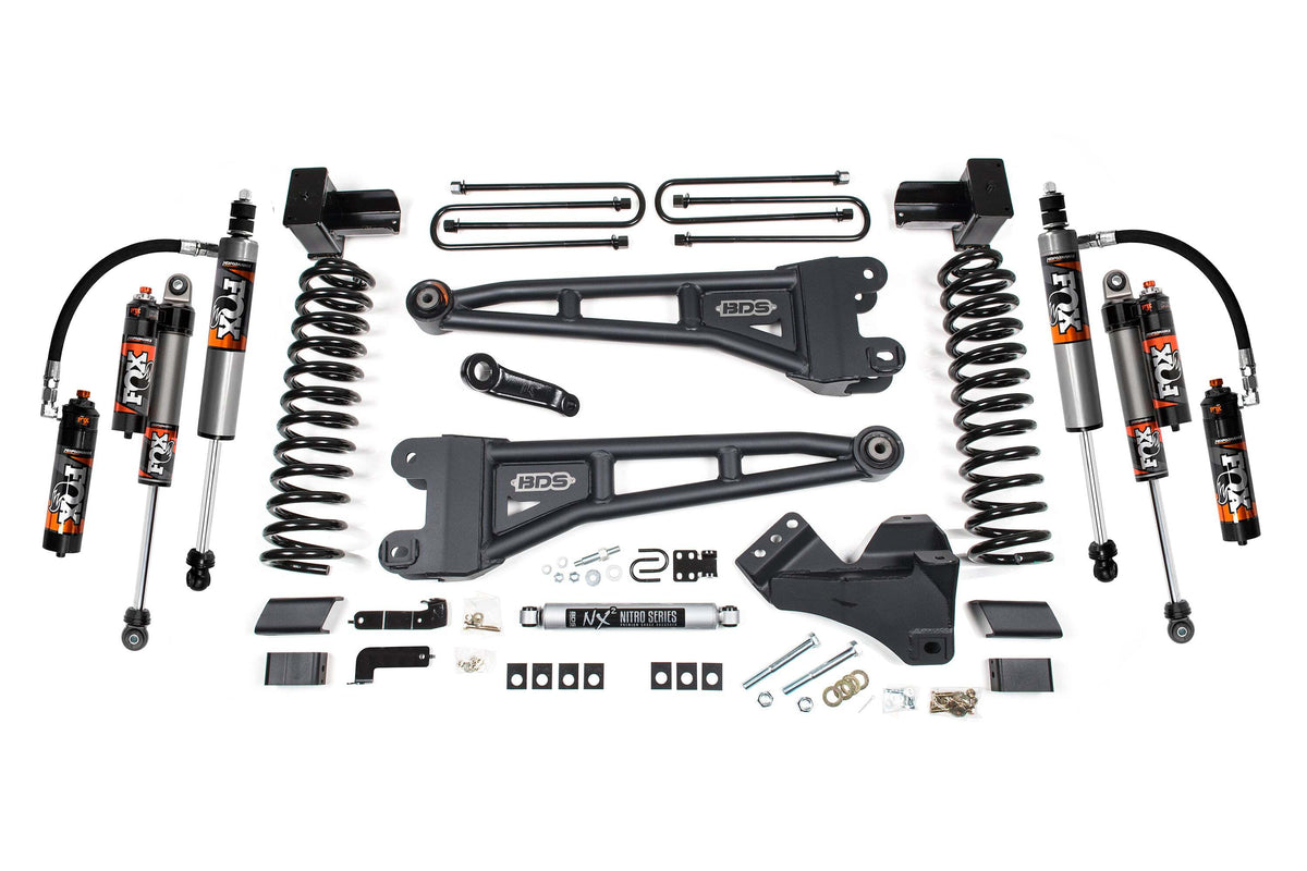 BDS 5 Inch Lift Kit W/ Radius Arm Fits Ford F350 Super Duty DRW 23-26 4WD Diesel 2261FPE