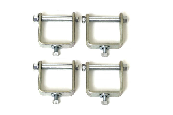 BDS Spring Clamps Bolt Style 2.5 Inch Wide 4 Pack 228010