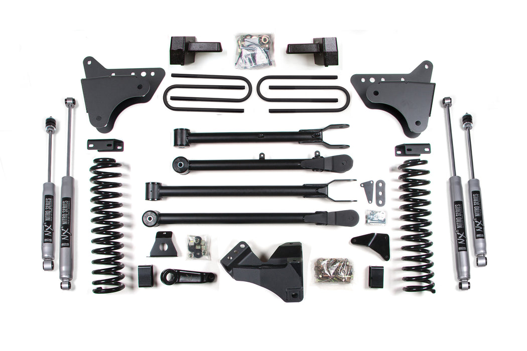 BDS BDS340H 6 Inch Lift Kit w/ 4-Link Ford F250/F350 Super Duty (05-07) 4WD Gas