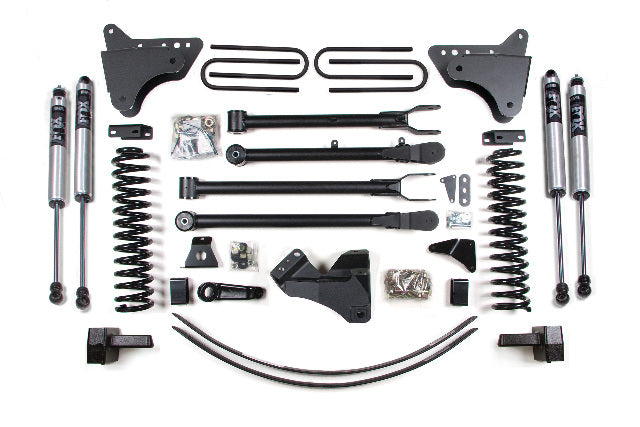 BDS 6 Inch Lift Kit W/ 4-Link, Fits Ford F250/F350 Super Duty 05-07 4WD Diesel 356FS