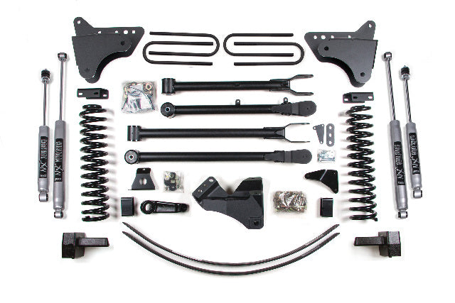 BDS 6 Inch Lift Kit W/ 4-Link, Fits Ford F250/F350 Super Duty 05-07 4WD Gas 339H