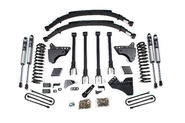 BDS 6 Inch Lift Kit W/ 4-Link, Fits Ford F250/F350 Super Duty 08-10 4WD Gas 551FS