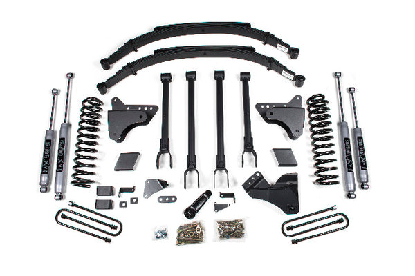 BDS 6 Inch Lift Kit W/ 4-Link, Fits Ford F250/F350 Super Duty 05-07 4WD Gas 342H