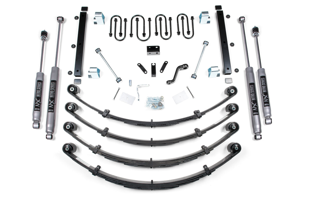 BDS BDS410H 3.5 Inch Lift Kit compatible with Jeep Wrangler YJ (87-95)