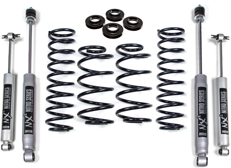 BDS BDS417H 2 Inch Lift Kit compatible with Jeep Wrangler TJ/LJ (97-06)