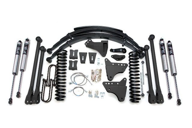BDS 8 Inch Lift Kit w/ 4-Link Fits Ford F250/F350 Super Duty (05-07) 4WD Diesel