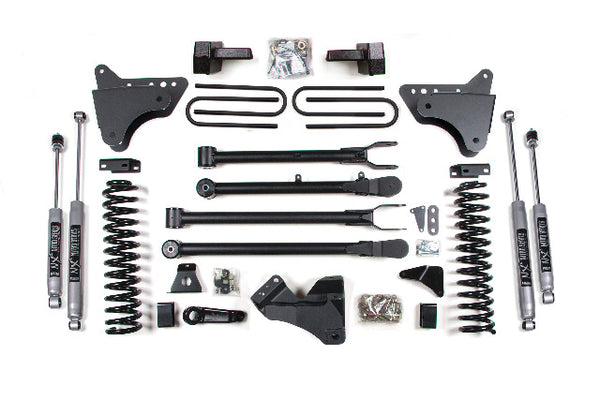 BDS 4 Inch Lift Kit W/ 4-Link, Fits Ford F250/F350 Super Duty 08-10 4WD Gas 545FS