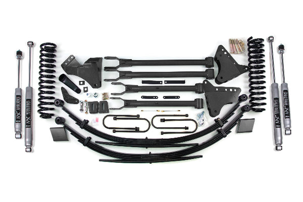 BDS 6 Inch Lift Kit W/ 4-Link, Fits Ford F250/F350 Super Duty 08-10 4WD Diesel 560FS